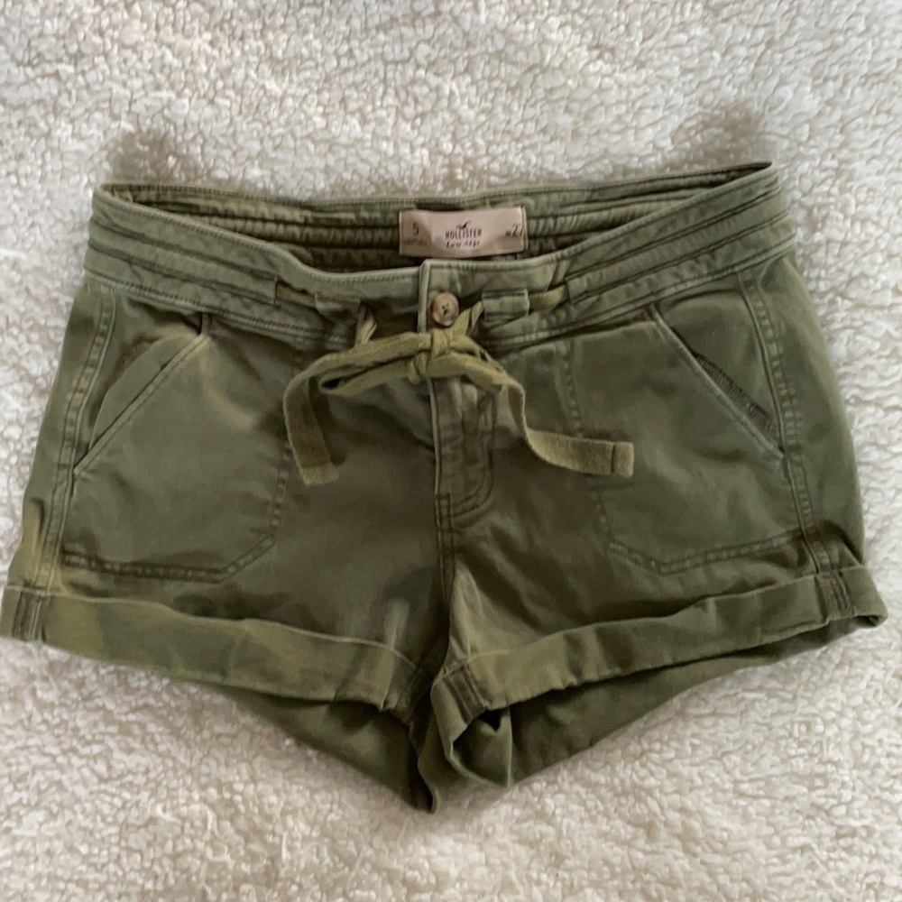 Olive Green Women's Shorts